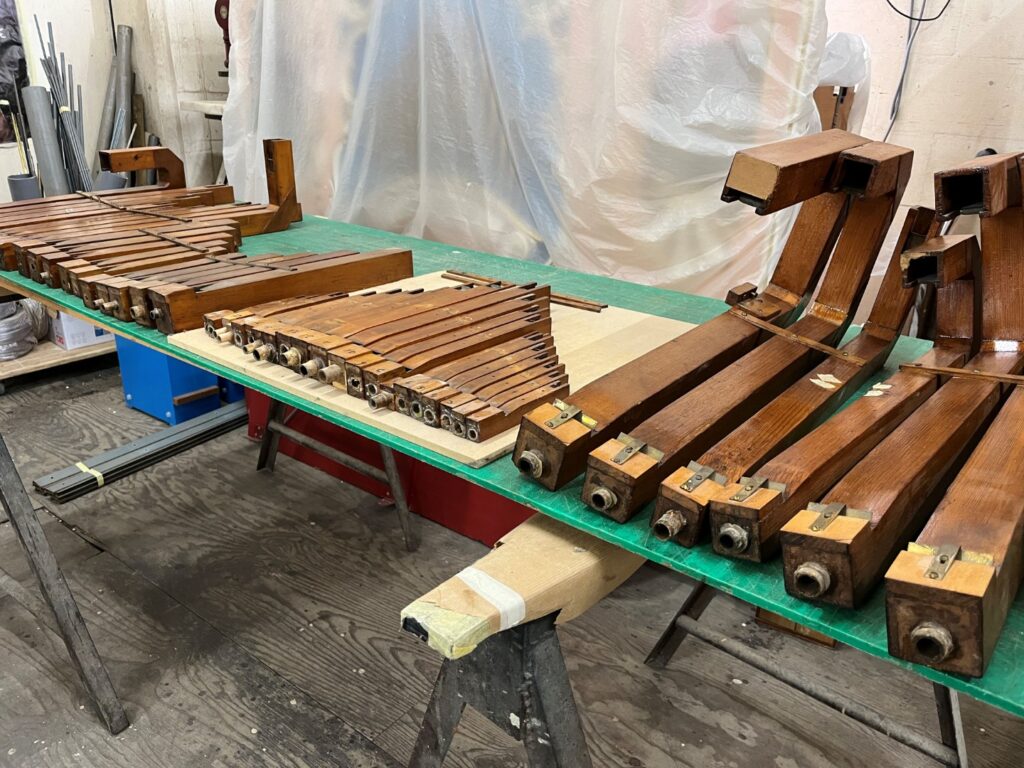 Restauratie van draaiorgel De Turk door Martin Conrads Draaiorgelbouw